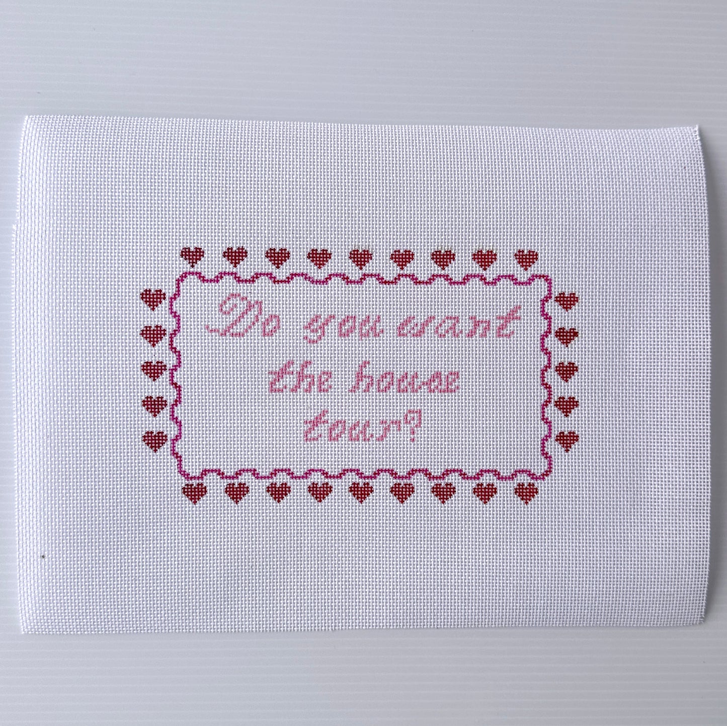 House Tour Needlepoint Canvas