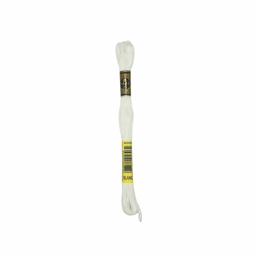 DMC 6 Strand Floss Blanc