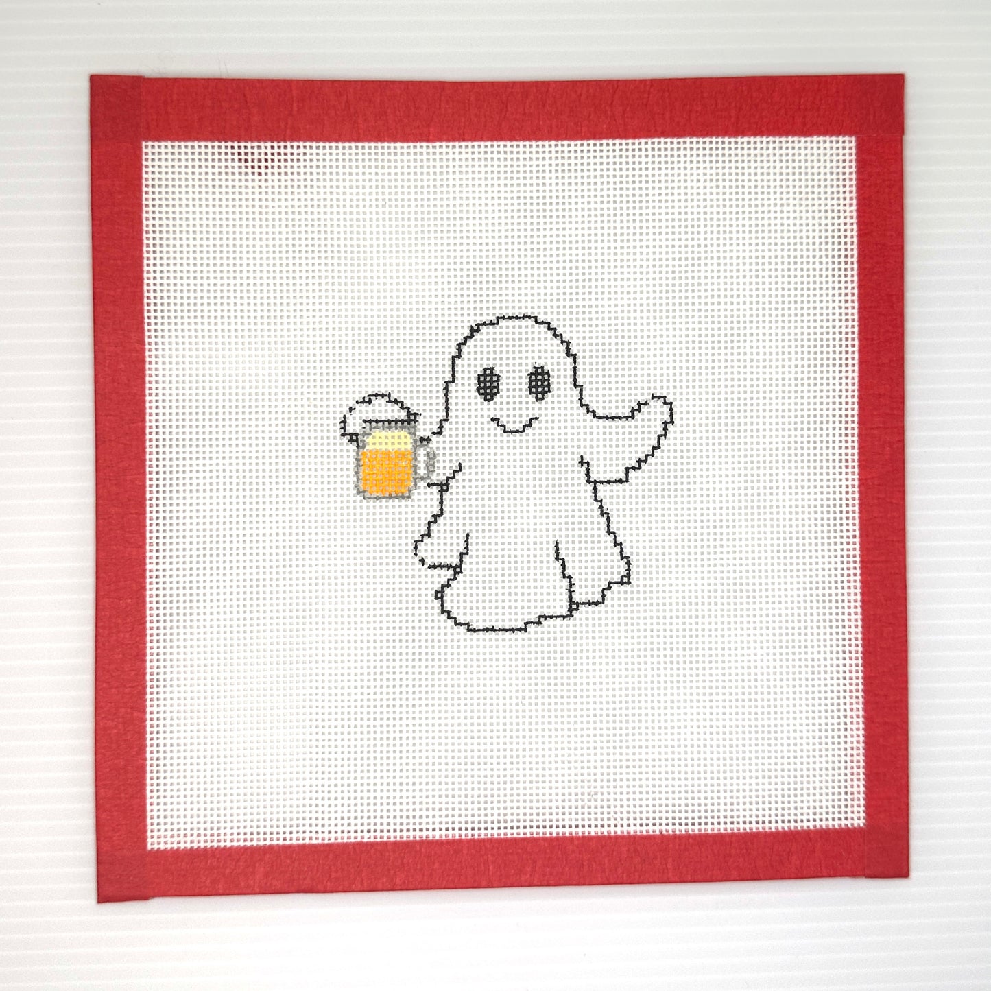 Beer Ghost Needlepoint Canvas