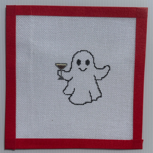 Espresso Martini Ghost Needlepoint Canvas