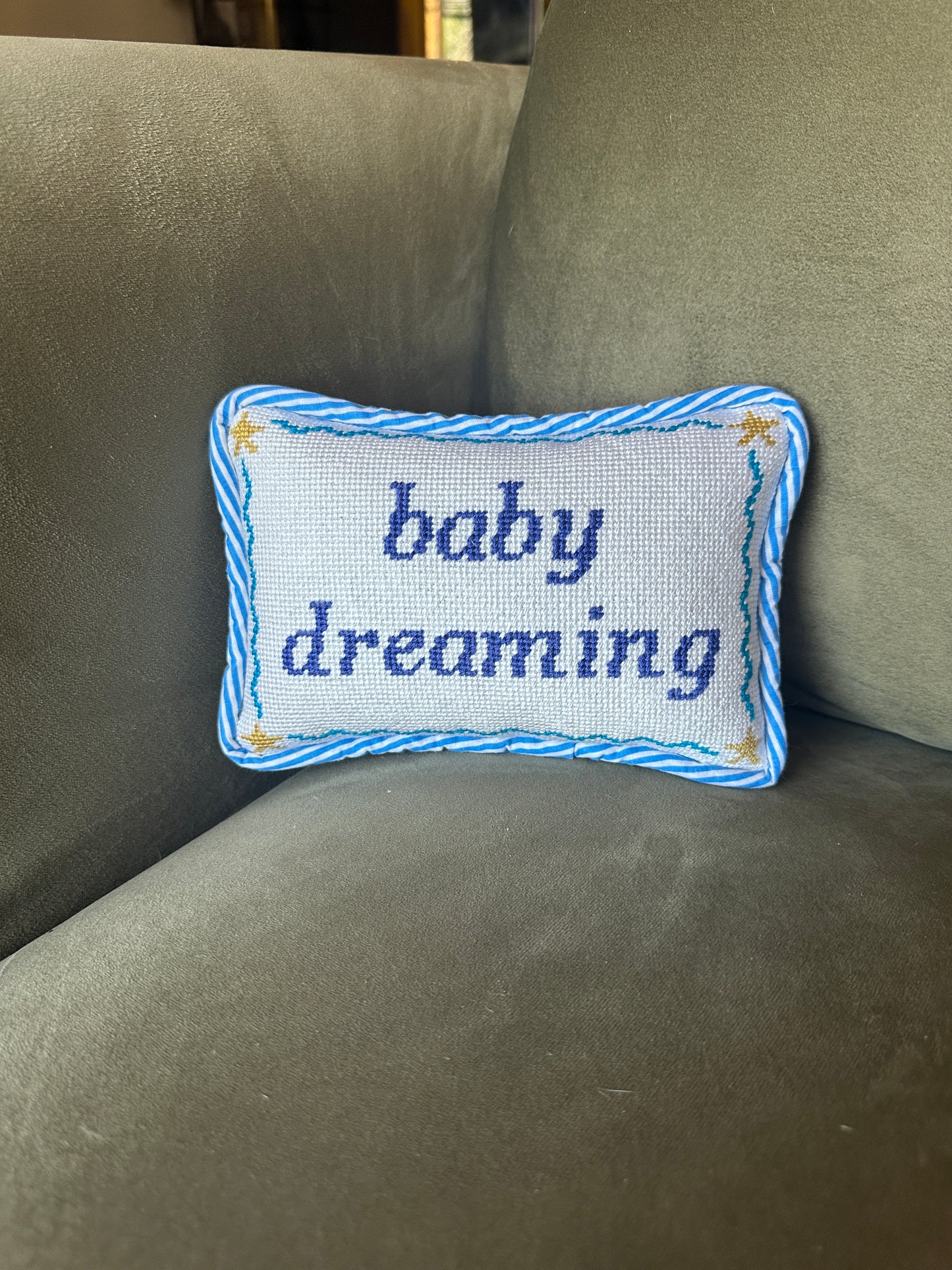 Baby Dreaming Needlepoint Canvas