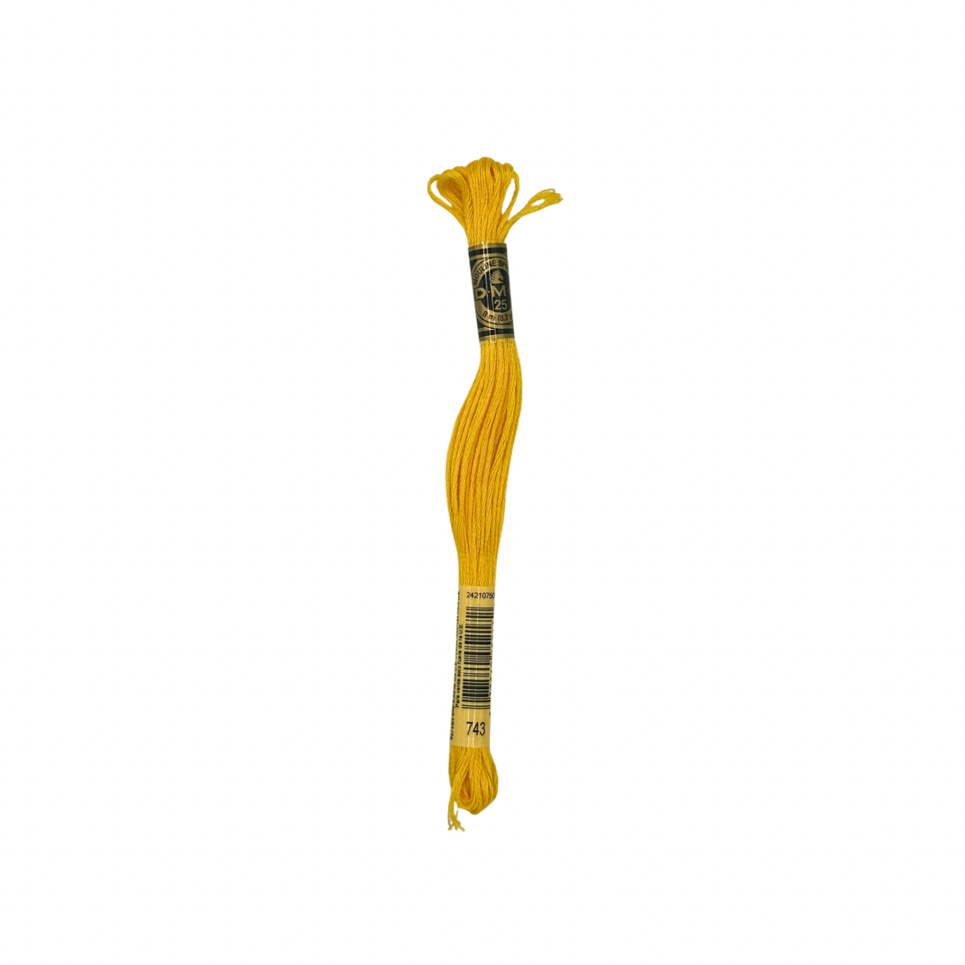 DMC 6 Strand Floss #743