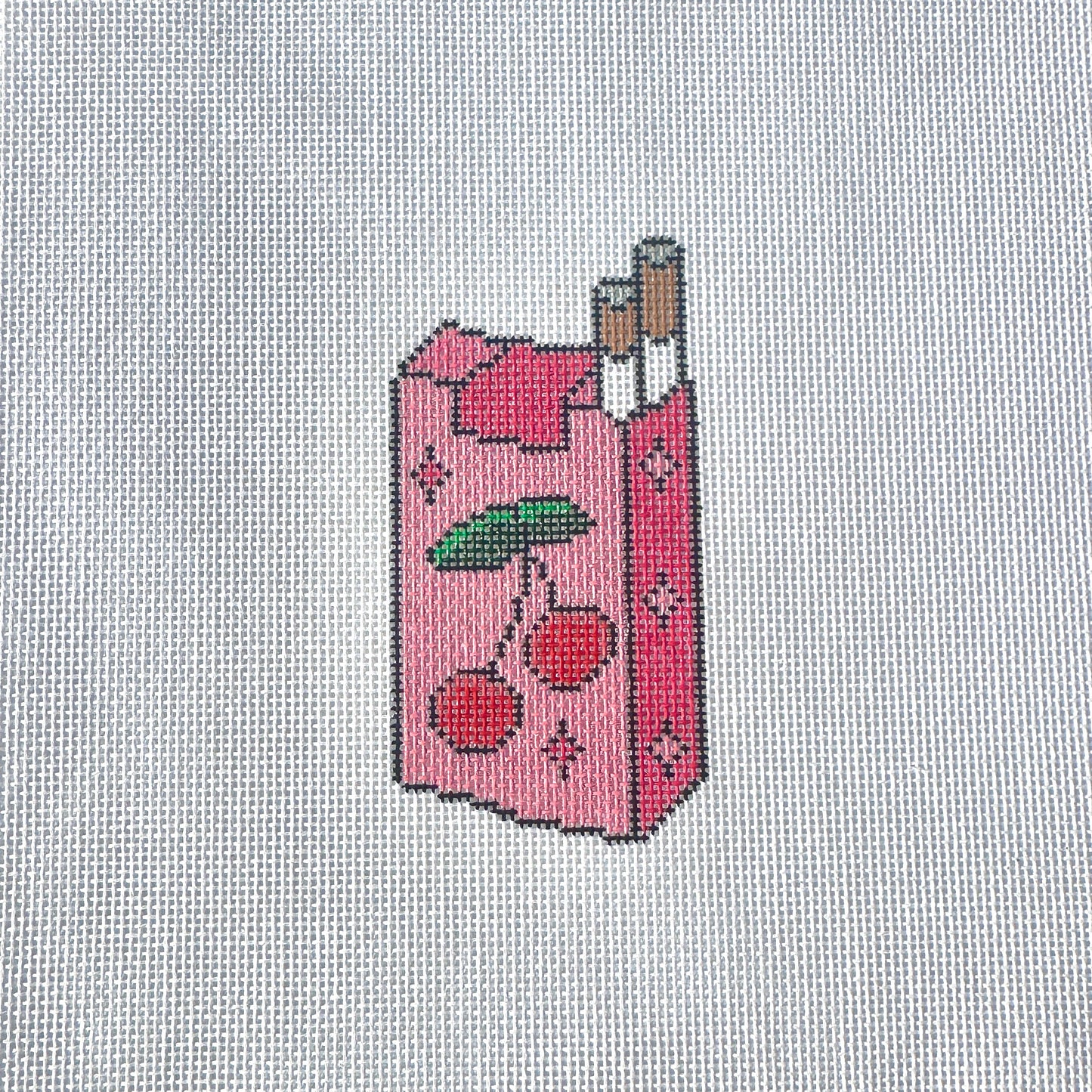 Cigarette Pack Needlepoint Canvas