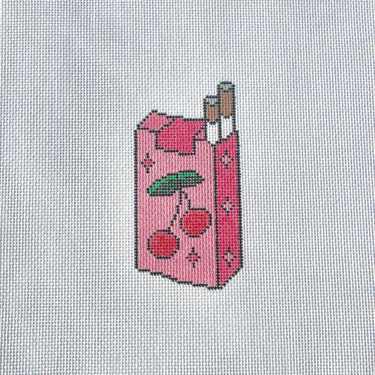 Cigarette Pack Needlepoint Canvas