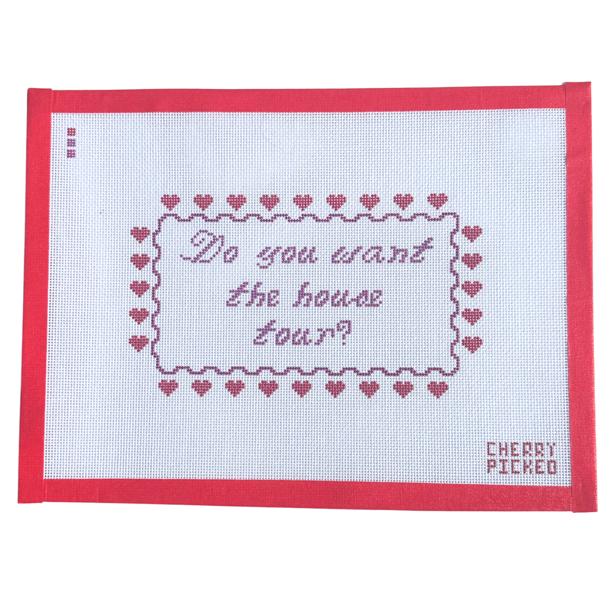 House Tour Needlepoint Canvas