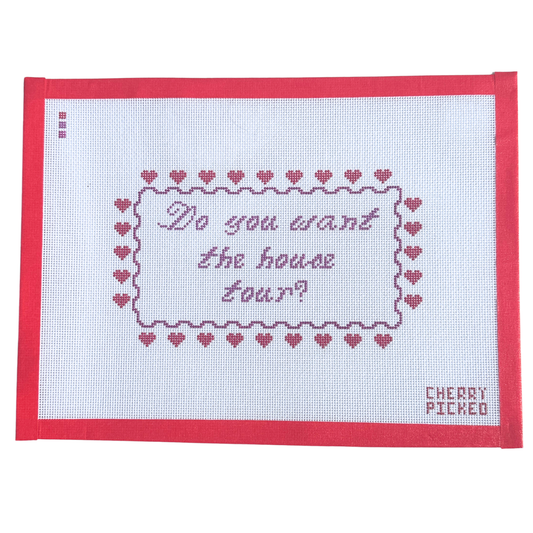 House Tour Needlepoint Canvas