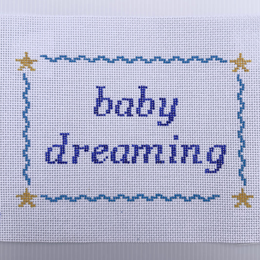 Baby Dreaming Needlepoint Canvas