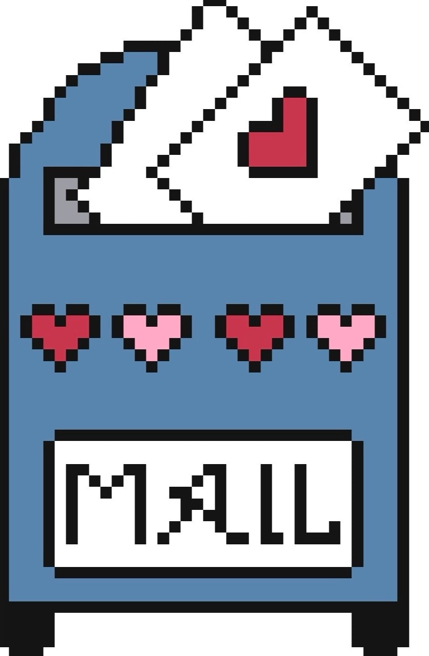 Valentine’s Day Mailbox Needlepoint Canvas