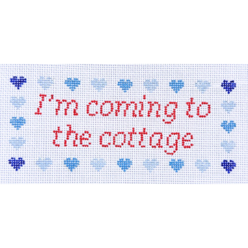 I’m Coming to the Cottage Needlepoint Canvas