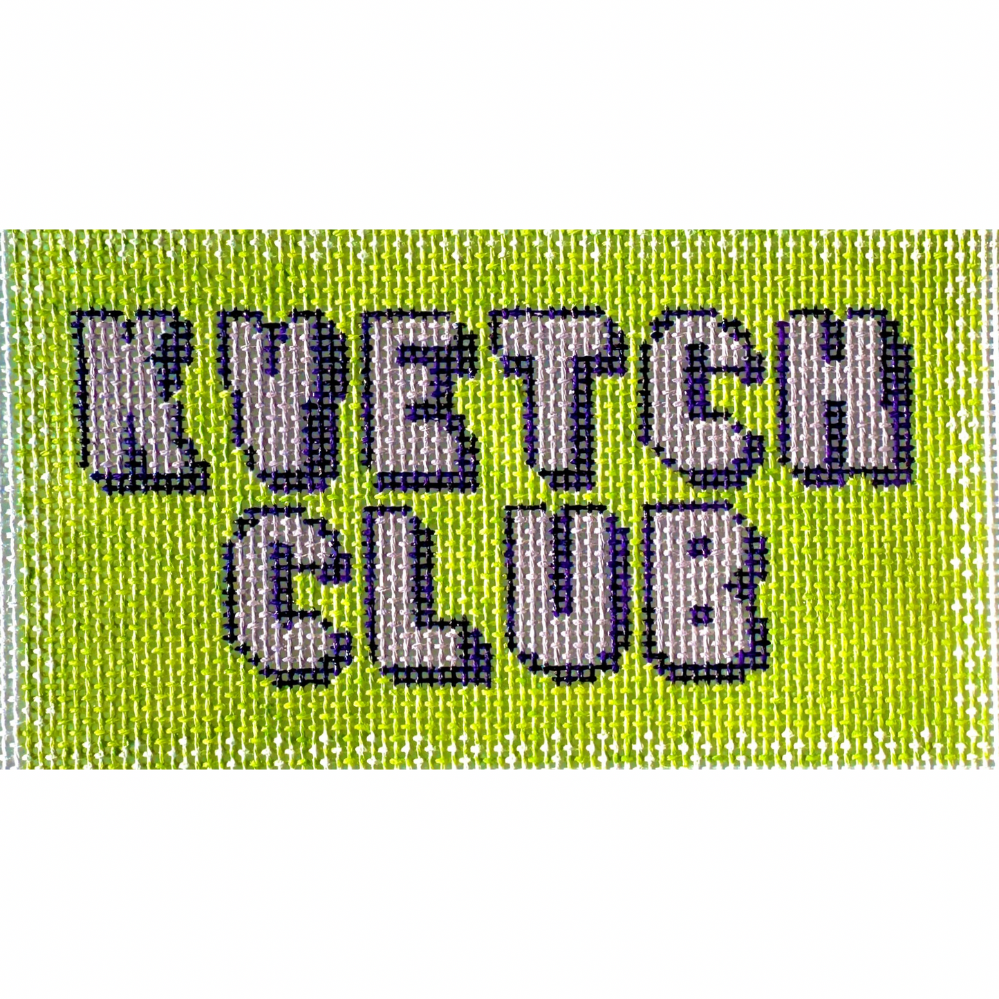 Kvetch Club Needlepoint Canvas