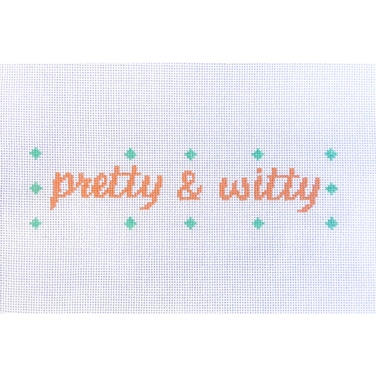Pretty and Witty Needlepoint Canvas