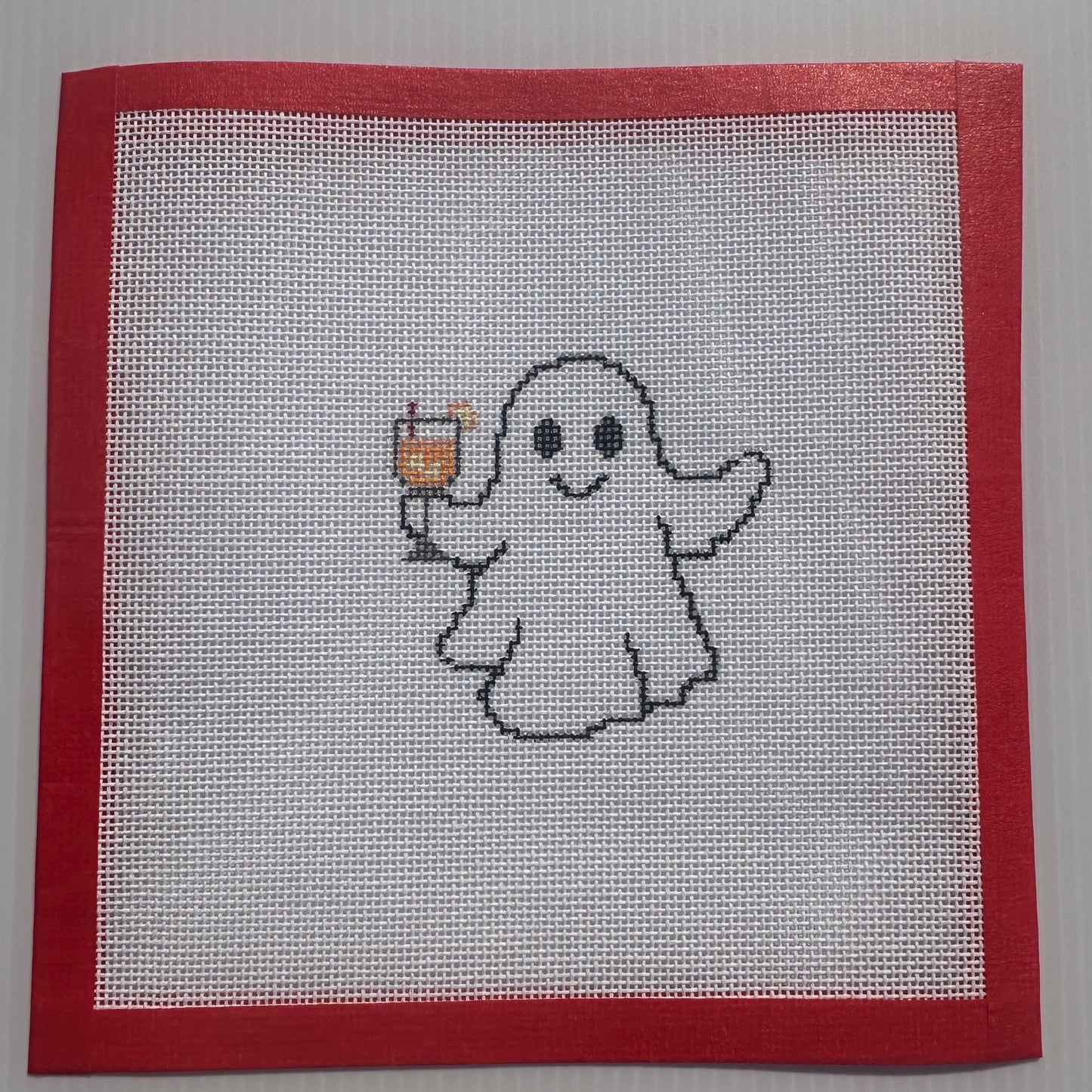 Aperol Spritz Ghost Needlepoint Canvas
