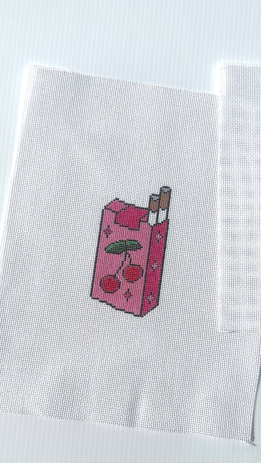 Cigarette Pack Needlepoint Canvas